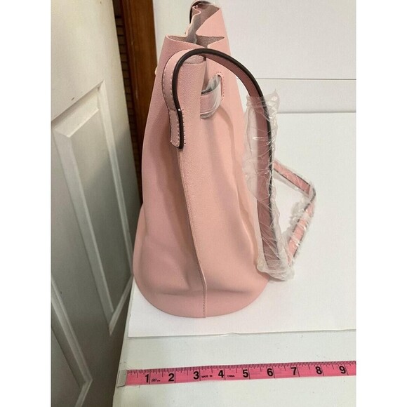 Elizabeth Arden New York Woman's Purse Drawstring Pink Blush Tote Crossbody Bag - Picture 15 of 16
